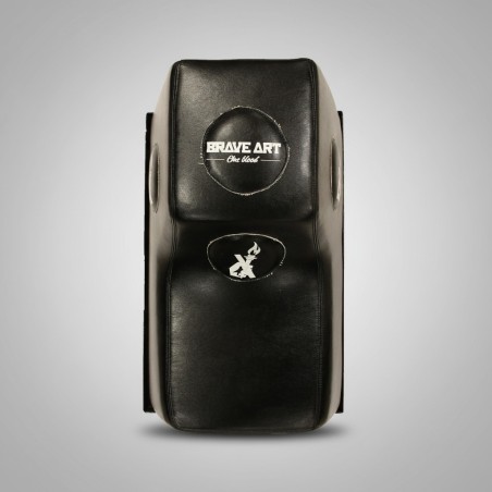 Wall Pad Brave Art in Black Leather – BAWPB | Professional Quality for Training