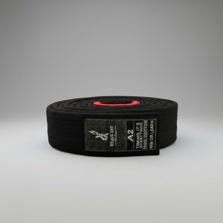Brave Art Black BJJ Belt – BAJJBBK20