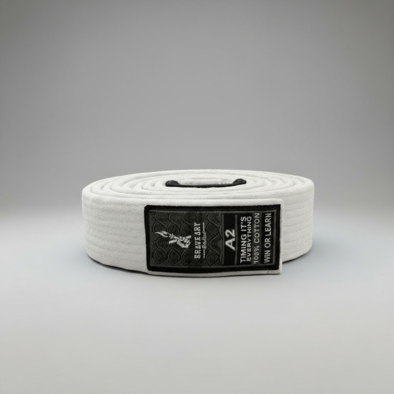 Brave Art BJJ White Belt – BAJJBWH20 | Premium Cotton & Durability