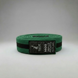 Ceinture JJB Enfant Brave Art Verte et Noire – Coton Résistant & Progression Confirmée