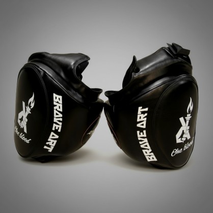 Protège-Cuisses Gauche de Combat en Cuir - Brave Art