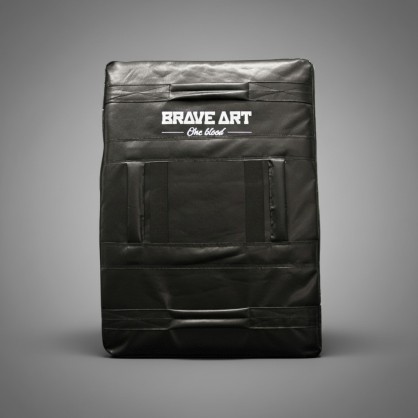 Bouclier de Frappe Brave Art – PU Noir, Polyvalence & Résistance