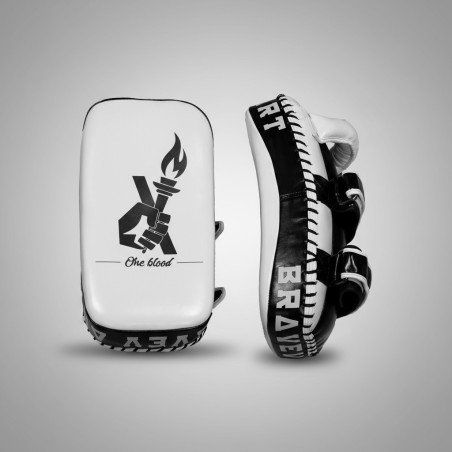 Brave Art Cross Boxing Pad White & Black – Premium PU Training Pad