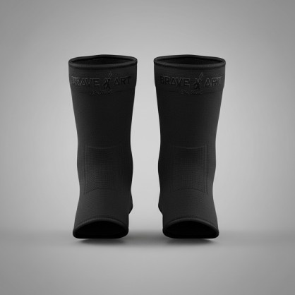 Brave Art Ton-on-Ton Black Ankle Supports – Discreet Style & Full Protection