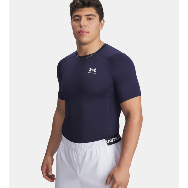 Haut HeatGear® manches courtes Homme – Under Armour | Base layer technique