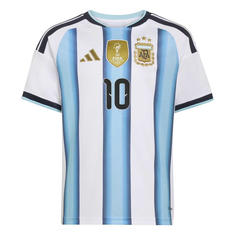 Maillot Argentine 26 Messi Enfants – Climacool & Coupe Standard