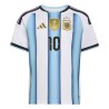 Maillot Argentine 26 Messi Enfants – Climacool & Coupe Standard