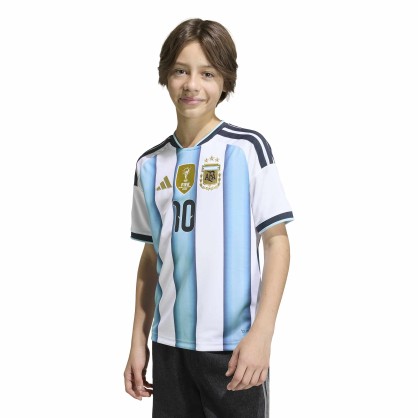 Maillot Argentine 26 Messi Enfants – Climacool & Coupe Standard