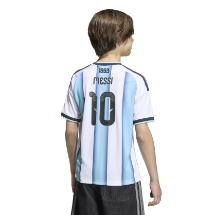 Maillot Argentine 26 Messi Enfants – Climacool & Coupe Standard