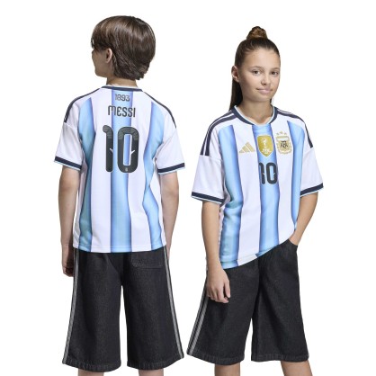 Maillot Argentine 26 Messi Enfants – Climacool & Coupe Standard