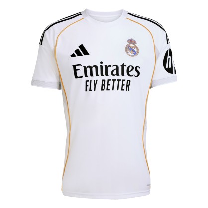 Maillot Domicile Real Madrid 25/26 | Coupe Slim, AEROREADY & Écusson Brodé