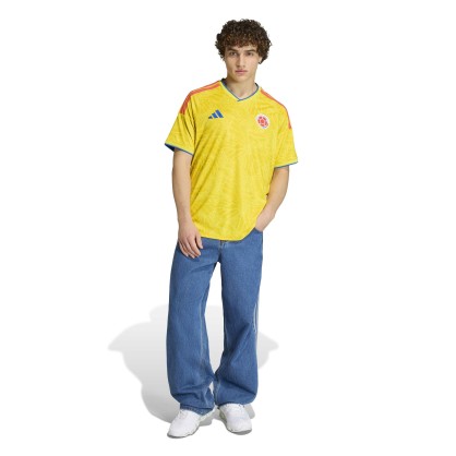 Maillot Colombie 26 Domicile | Coupe Slim, Climacool & Impact Yellow