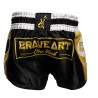 Brave Art Muay Thai Shorts Black & Gold – BATHSHG – Power & Elegance