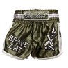Brave Art Muay Thai World Shorts – Khaki & White – TSW