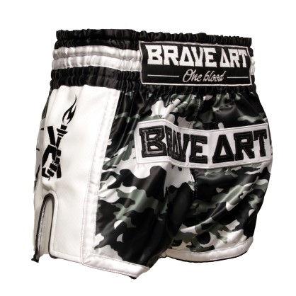 Short Muay Thaï Camouflage – puissance, fluidité et style – Brave Art