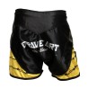 Brave Art Dares MMA Shorts – Black & Yellow – BAMMSHDA