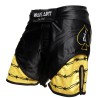 Brave Art Dares MMA Shorts – Black & Yellow – BAMMSHDA