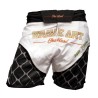 Brave Art MMA Octogone Shorts – White & Black – MMASHOCT