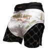 Brave Art MMA Octogone Shorts – White & Black – MMASHOCT