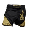 Brave Art MMA Shorts BG – Black & Gold for Combat Sports