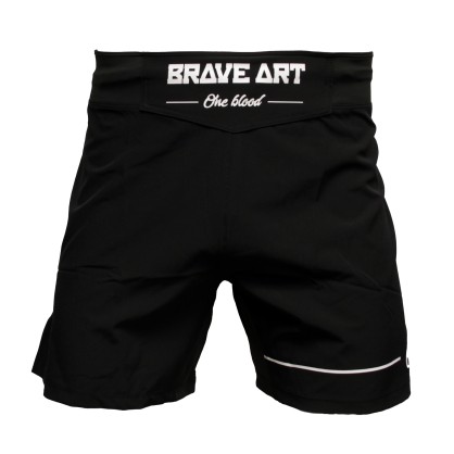 Brave Art One Blood MMA Shorts Black – Durable, Flexible & Ergonomic