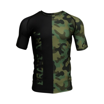 Rashguard Manches Courtes Brave Art – Performance et Camouflage