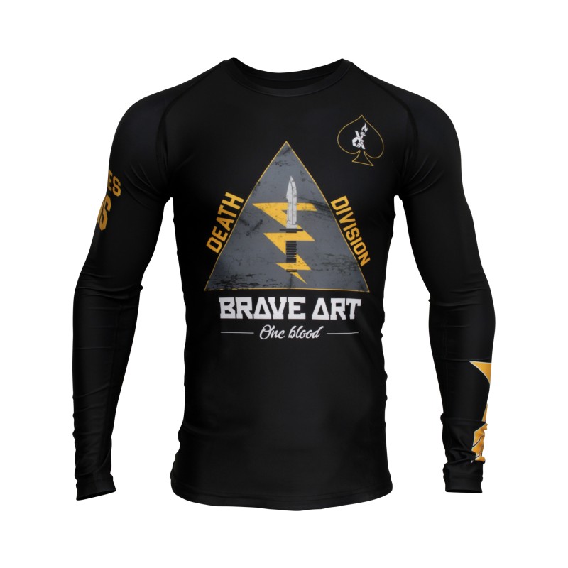 Brave Art Dares Rashguard Long Sleeve – Compression Fit – BARSLSDA