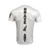 Brave Art Dares Fast Dry T-Shirt – White Combat Training Shirt