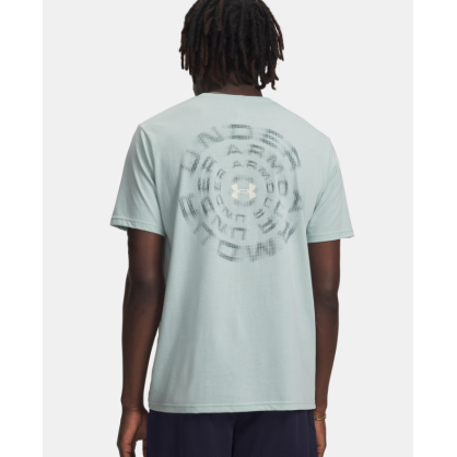 Haut UA Blur Wordmark à Manches Courtes Homme – 6009248