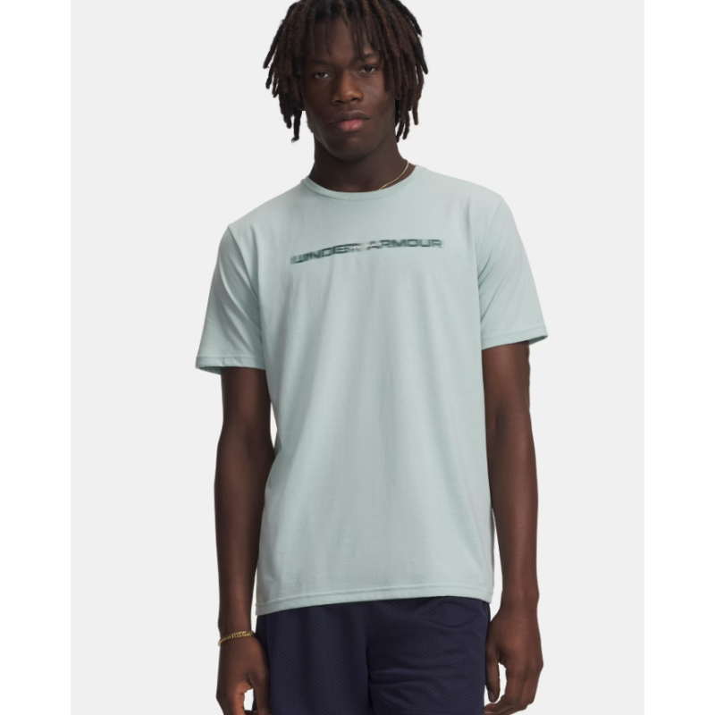 Haut UA Blur Wordmark à Manches Courtes Homme – 6009248