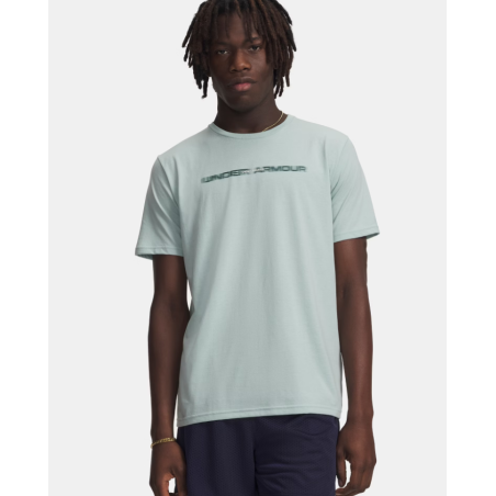 Haut UA Blur Wordmark à Manches Courtes Homme – 6009248