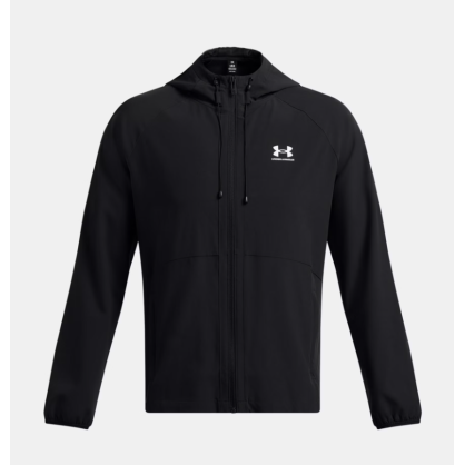 UA Stretch Woven Windbreaker Jacket Men 6003001 | Water-Repellent, Wind-Resistant & Stretch