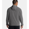 UA Stretch Woven Windbreaker Jacket Men 6003001 | Water-Repellent, Wind-Resistant & Stretch