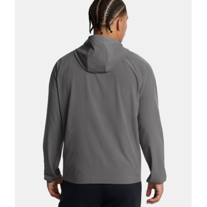 UA Stretch Woven Windbreaker Jacket Men 6003001 | Water-Repellent, Wind-Resistant & Stretch