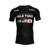 Brave Art Vale Tudo Rashguard Black Short Sleeve with Flags – BARSSVT23
