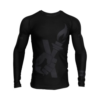 Brave Art Rashguard Darkness – Black & Grey – Long Sleeve BA22LD