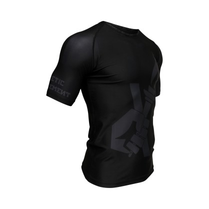 Brave Art Rashguard Darkness – Black & Grey – Short Sleeve BA22SS