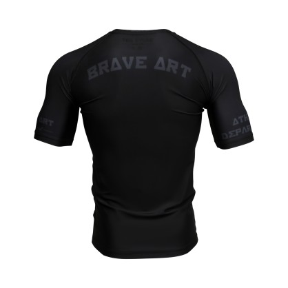 Brave Art Rashguard Darkness – Black & Grey – Short Sleeve BA22SS