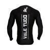 Rashguard Brave Art Vale Tudo Manches Longues Noir – Compression & Performance MMA