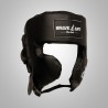 Casque de Boxe de Compétition Brave Art | Cuir Noir