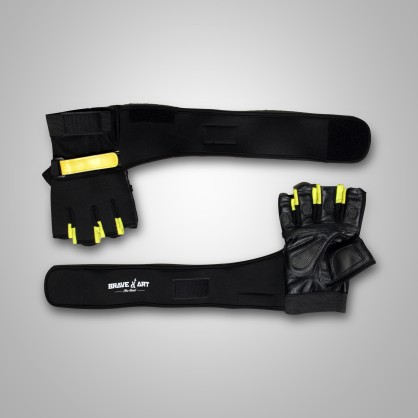 Gants de Fitness Brave Art | Demi-doigts respirants & polyvalents