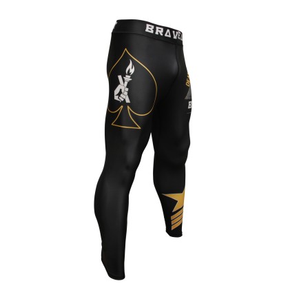 Brave Art Dares Spats – Compression Leggings for MMA – BASPDA