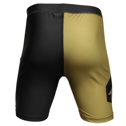 Brave Art Compression Shorts BG – Black & Gold for MMA and Grappling