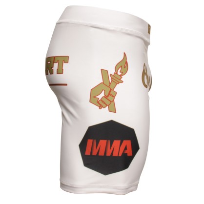 Short de compression Octogone – style cage MMA et performance – Brave Art