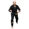 Kimono de Jiu-Jitsu Brésilien Noir avec broderie dorée - Brave Art