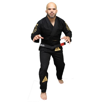 Brave Art BJJ Kimono BAJJBBL Black with Gold Embroidery | Official Shop