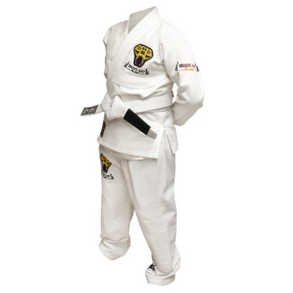 Brave Art Kids BJJ Gi Anaconda White – Durable & Stylish Kimono
