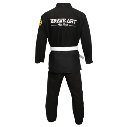 Brave Art Reversible BJJ Kimono – Black & White – BAJJBBLWHRE