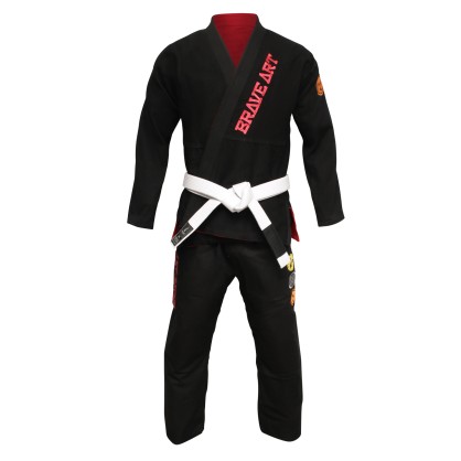 Brave Art Reversible BJJ Kimono – Red & Black – BAJJBREBR