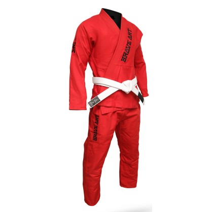 Kimono Brave Art Rouge et Noir Réversible | Jiu-Jitsu Brésilien Premium